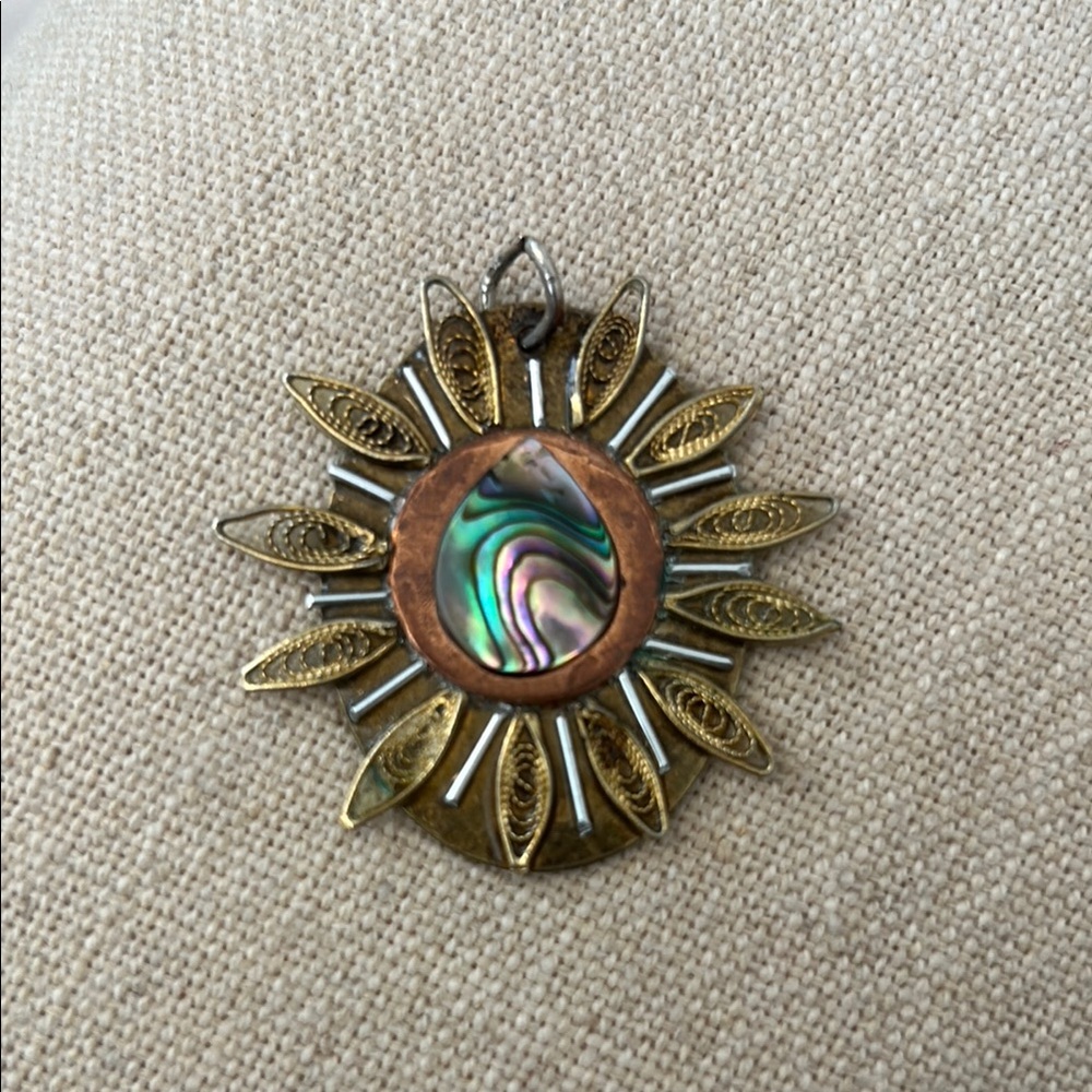 Abilone Shell Pendant Sunshine